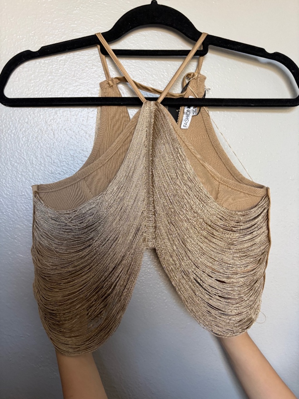 Fashion Nova Francesca Fringe Top